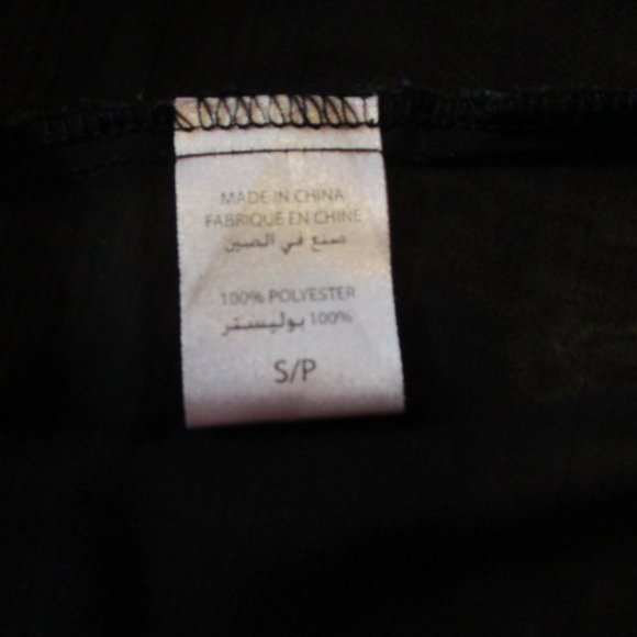 Bundle 3 for $15 - Black and Pink Tie Front Sheer Nightie - Picture 3 of 3